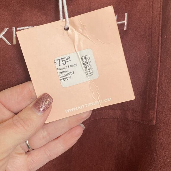 NWT Kittenish Overalls (size medium) - Picture 8 of 13